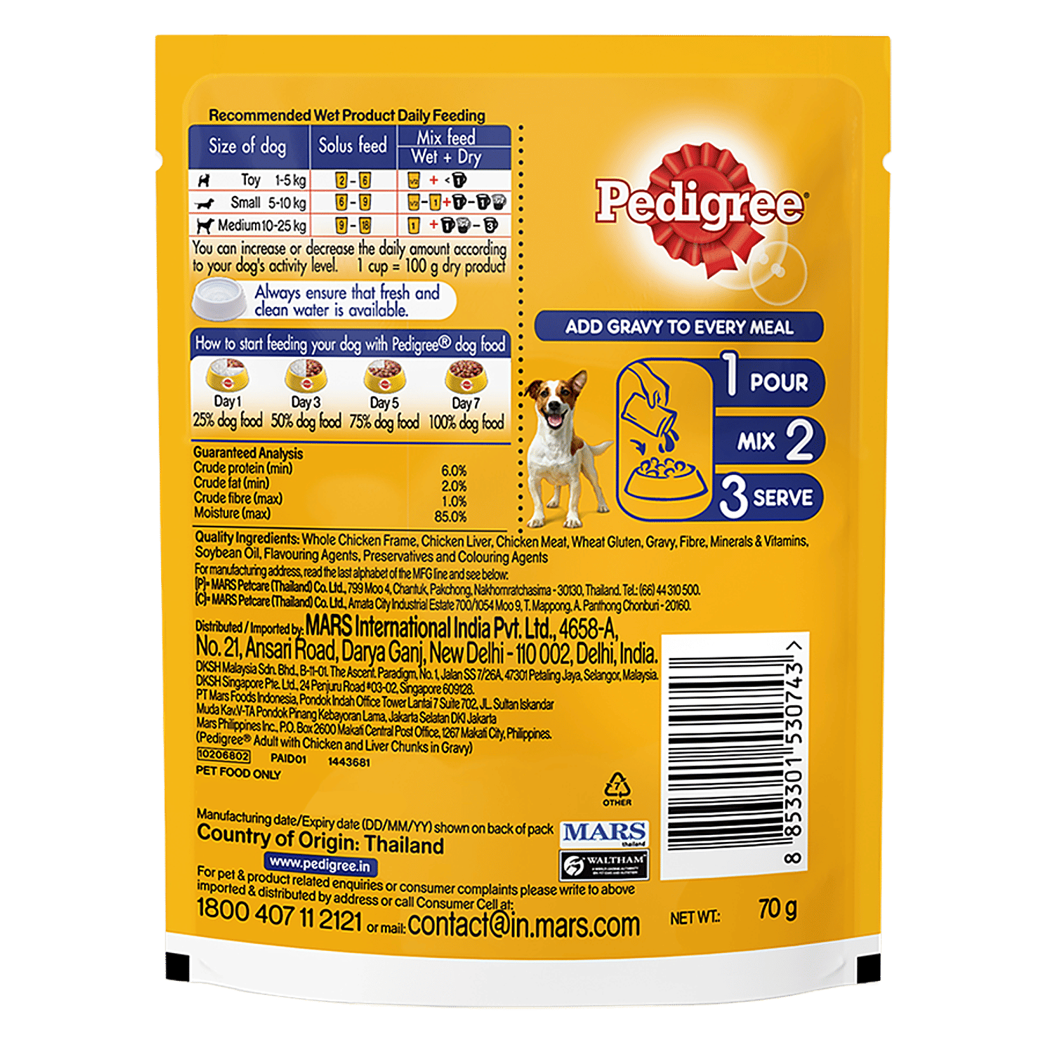 pedigree liver chunks