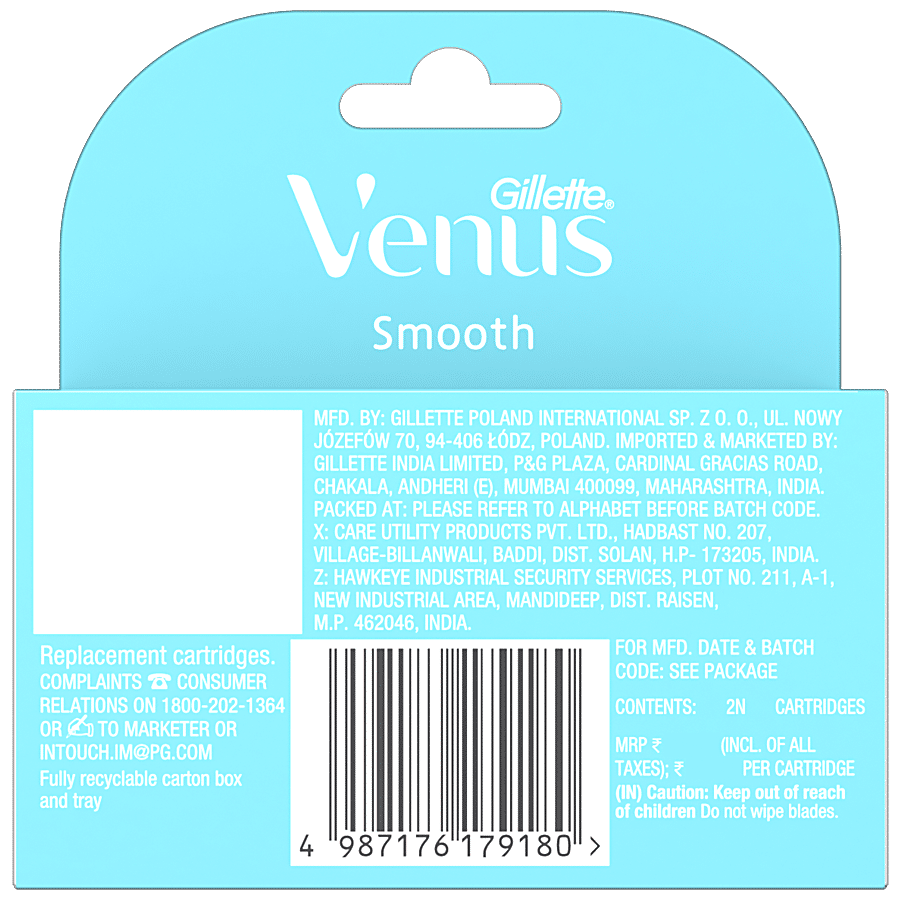 Buy Gillette Venus Blades Venus Female Cartridge 4 Pcs Online At Best Price  of Rs 550 - bigbasket