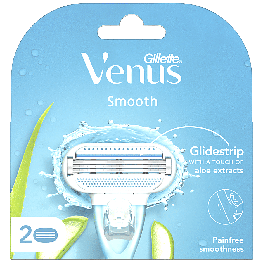 Buy Gillette Venus Smooth Razor Blades - With Aloe Vera Extracts, For Women  Online at Best Price of Rs 325 - bigbasket