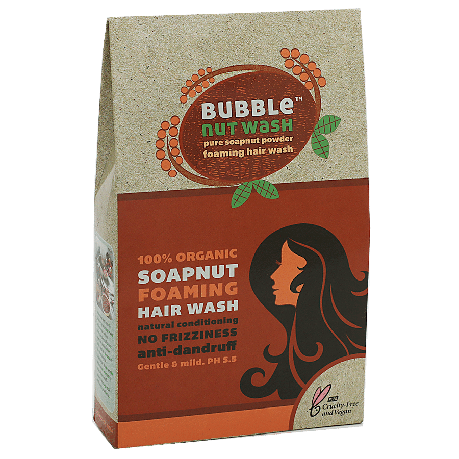 Buy Bubblenut Wash Hairwash Powder Organic Soapnut 100 Gm Online At Best  Price of Rs 99 - bigbasket