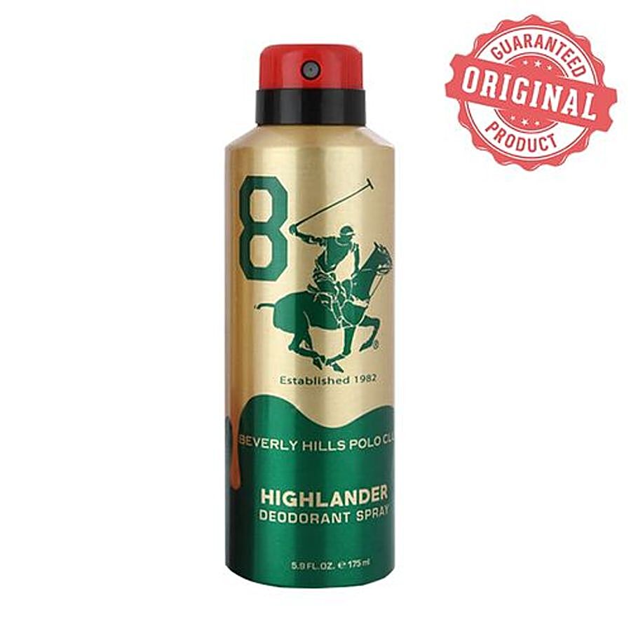 Buy Beverly Hills Polo Club Deodorant Spray Highlander 8 For Men 175 Ml  Online At Best Price of Rs 275 - bigbasket