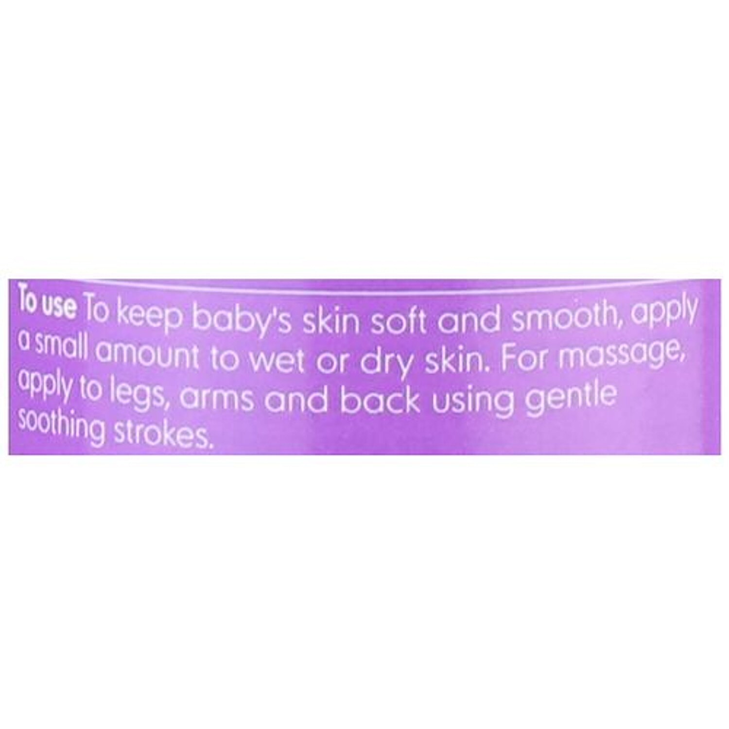 mothercare massage oil