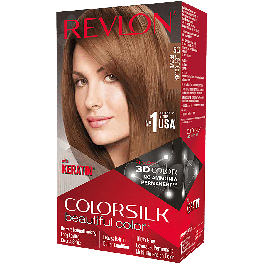 Buy Revlon Colorsilk Hair Color - No Ammonia, With Keratin & 3D Color Gel  Technology Online at Best Price of Rs 326.25 - bigbasket