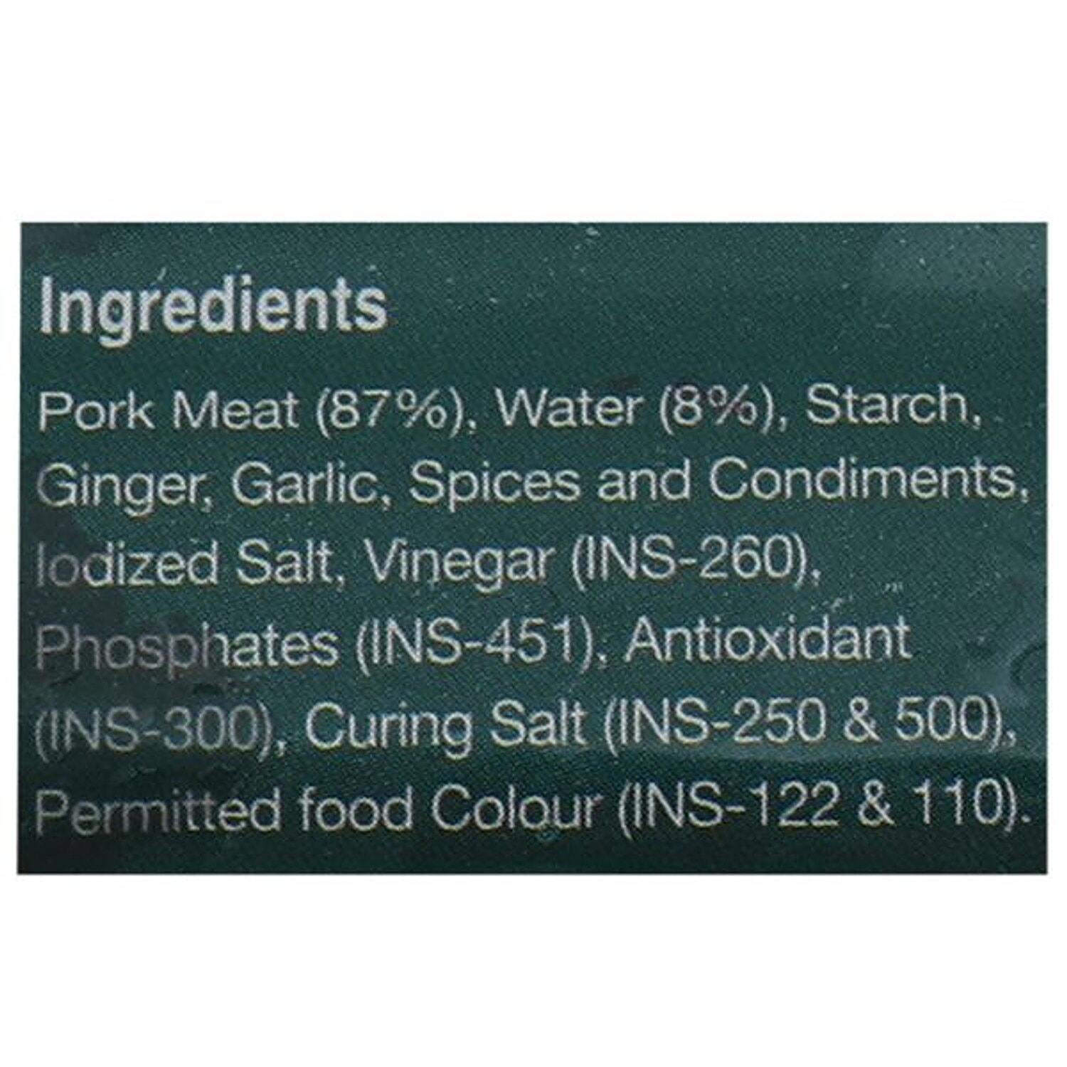 Quickee'S Sausage Pork, Goan, 275 g Buy Online in United Arab