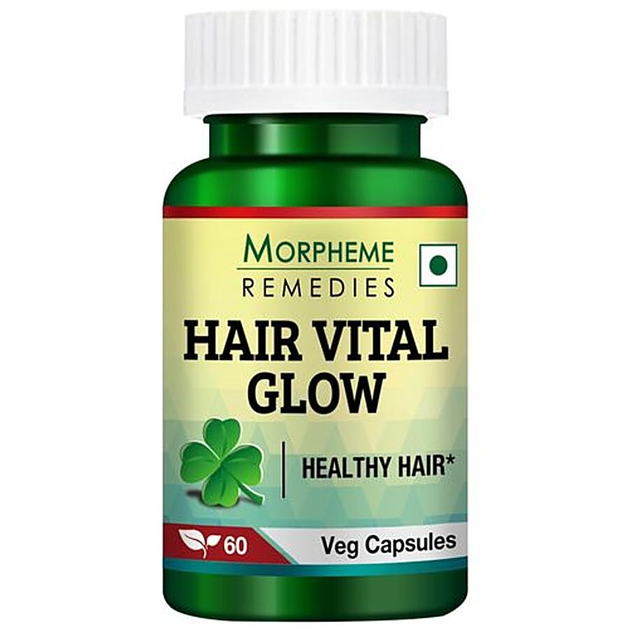 Buy Morpheme Remedies Capsules - Hair Vital Glow, Veg Online at Best Price  of Rs 549 - bigbasket