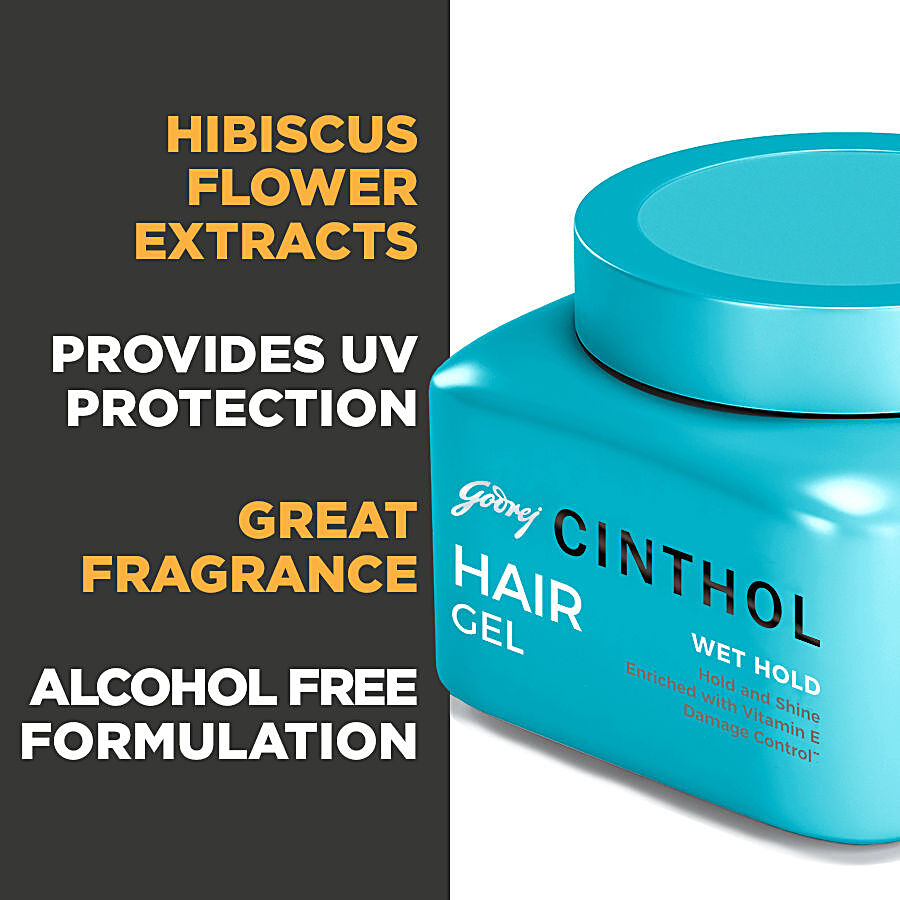 Buy Cinthol Hair Styling Gel - Wet Hold Online at Best Price of Rs 100 -  bigbasket