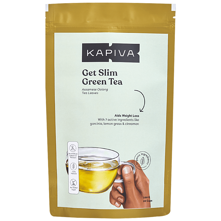 Buy Kapiva Get Slim Ayurvedic Green Tea With Garcinia - Helps In Detox  Online at Best Price of Rs 399.61 - bigbasket