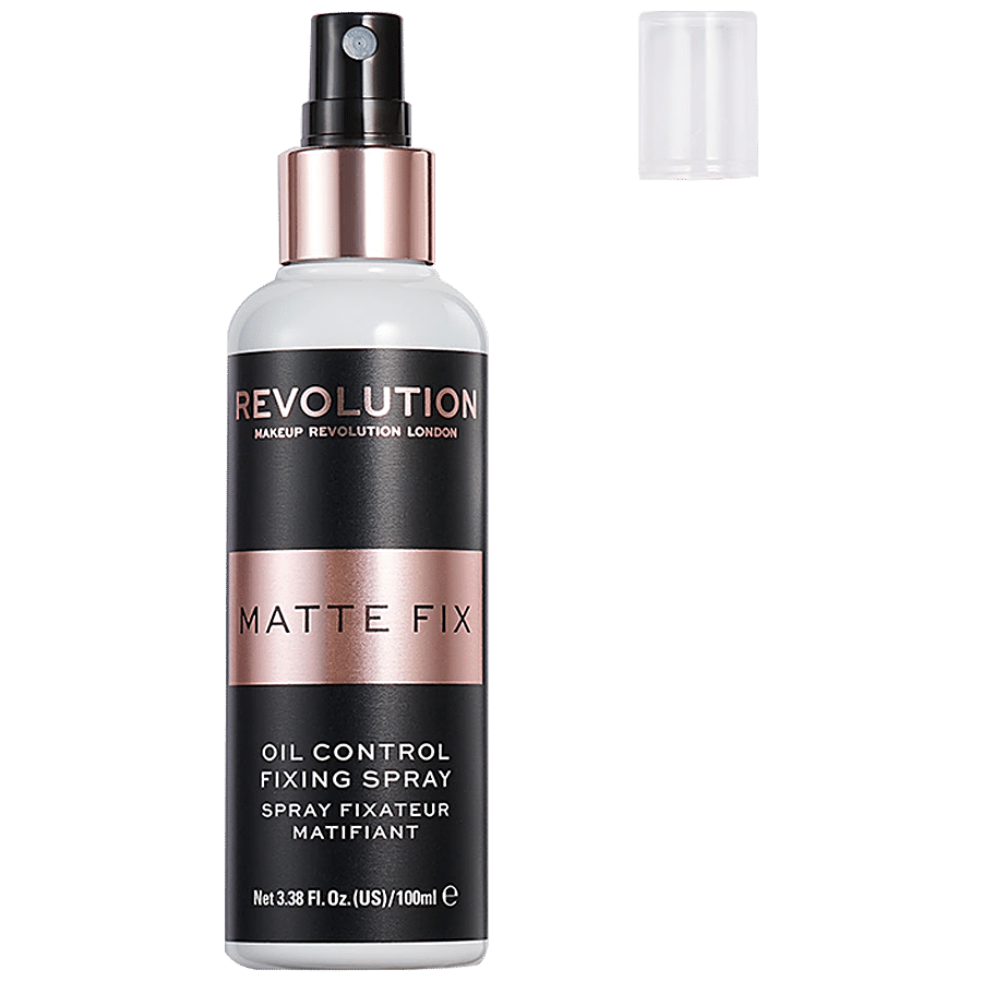 Makeup Revolution SPORT, BASE & MATTE Fix Fixing Spray, 100ml