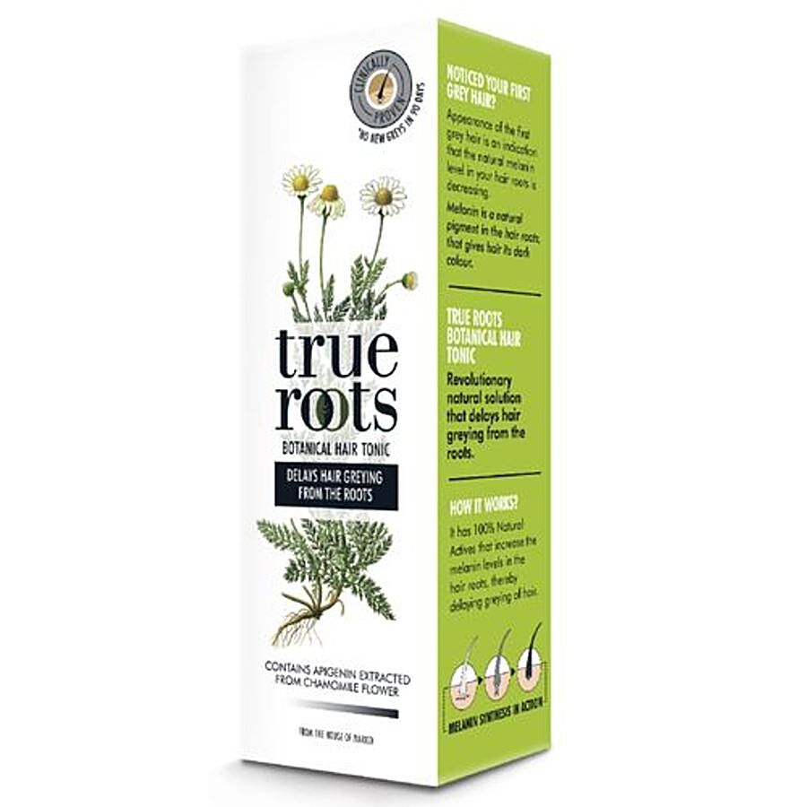 Buy True Roots Botanical Hair Tonic - Delays Hair Greying, 100% Natural  Online at Best Price of Rs 499 - bigbasket