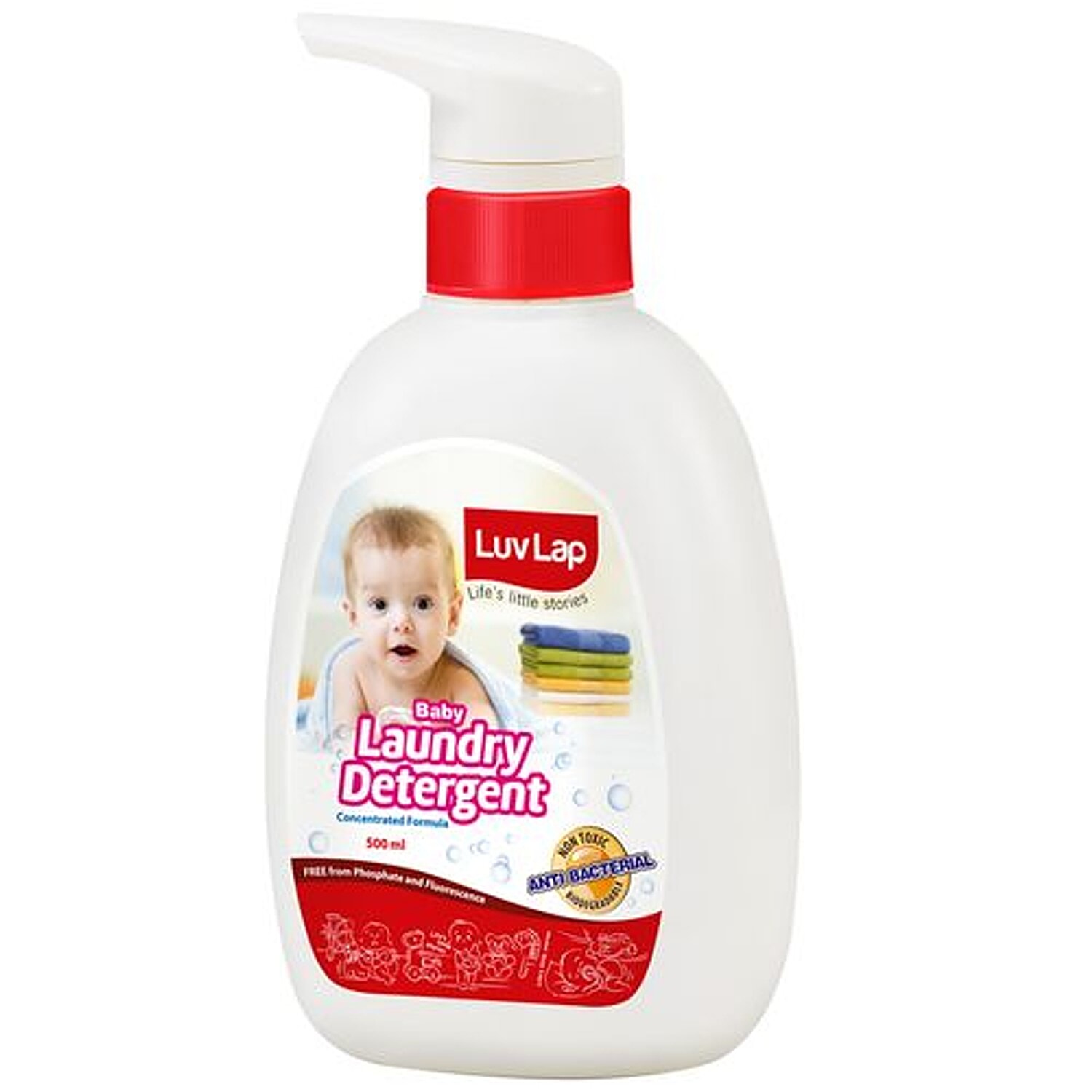 Buy Luvlap Baby Laundry Liquid Detergent, 500 ml Online at desertcartUAE