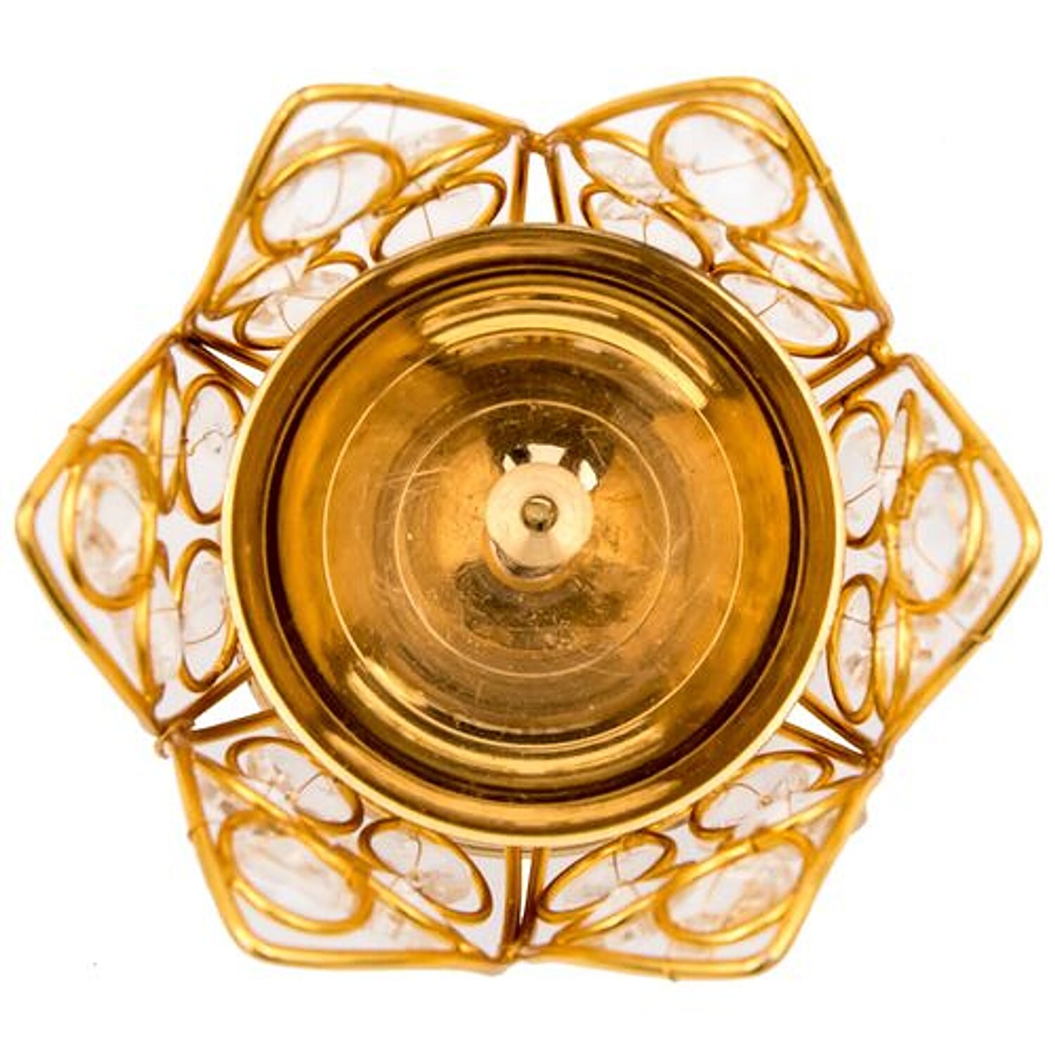 Buy Srirudra Brass Kamal Jyoti Crystal Pooja Deep Online At Best Price Bigbasket