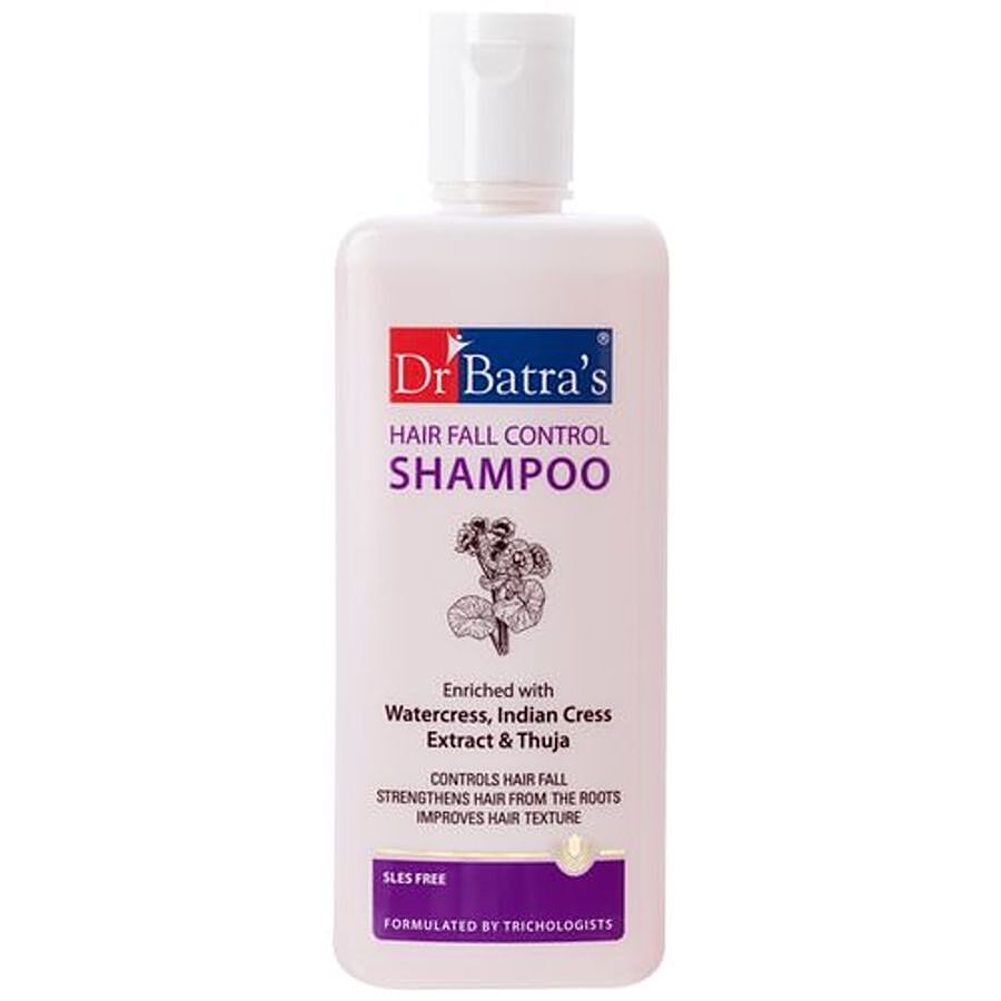 Buy Dr Batra's Hair Fall Control Shampoo - Watercress, Indian Cress Extract  & Thuja Online at Best Price of Rs 249 - bigbasket