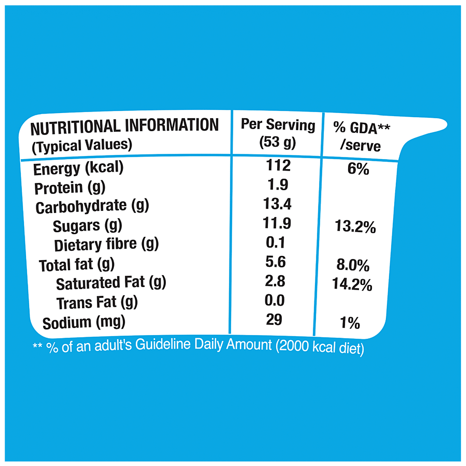 Walls Vanilla Ice Cream Ingredients