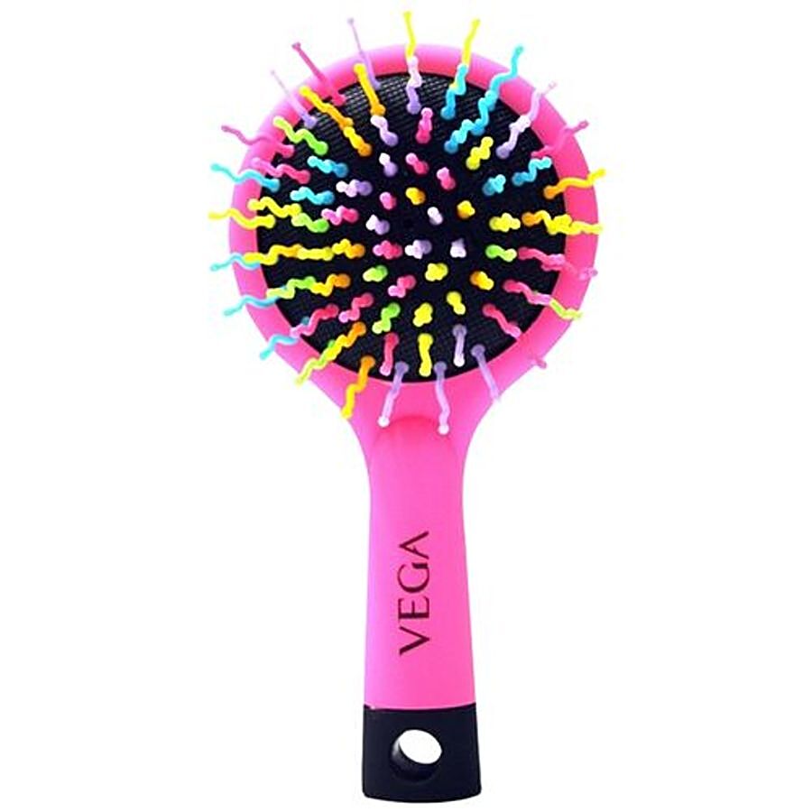Buy Vega Rainbow Hair Brush - R17-CB Online at Best Price of Rs 350 -  bigbasket