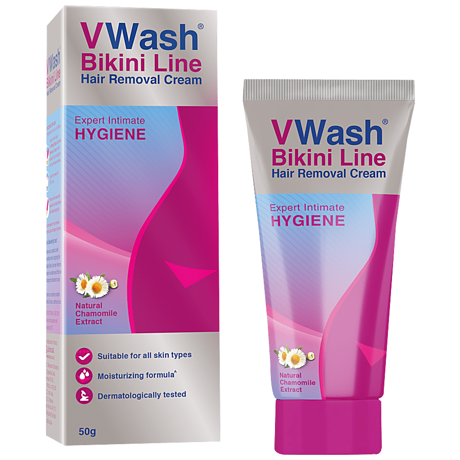 Buy Vwash Bikini Line Hair Removal Cream Online at Best Price of Rs 180 -  bigbasket