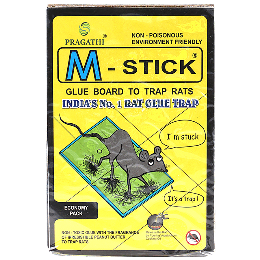 Buy M Stick Glue Board To Trap Rats - Small Online at Best Price