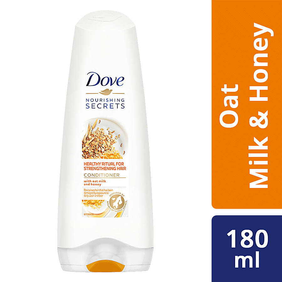Buy Dove Healthy Ritual For Strengthening Hair Conditioner - Oats, Milk &  Honey Online at Best Price of Rs 210 - bigbasket