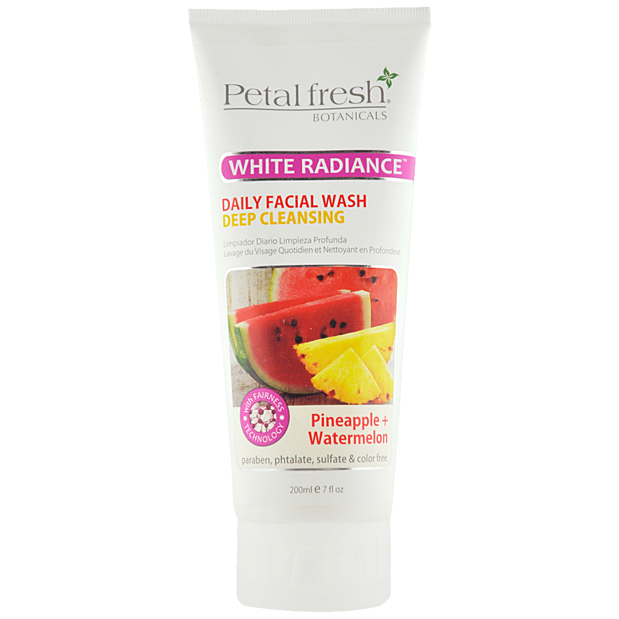 Buy Petal Fresh Botanicals White Radiance Watermelon & Pineapple Facial  Daily Wash Online at Best Price of Rs 449 - bigbasket