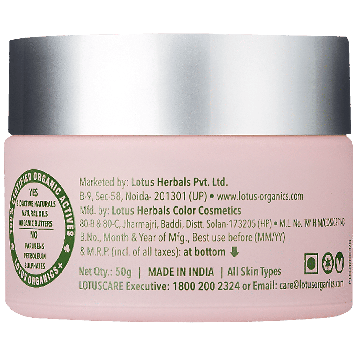 lotus organics day and night cream