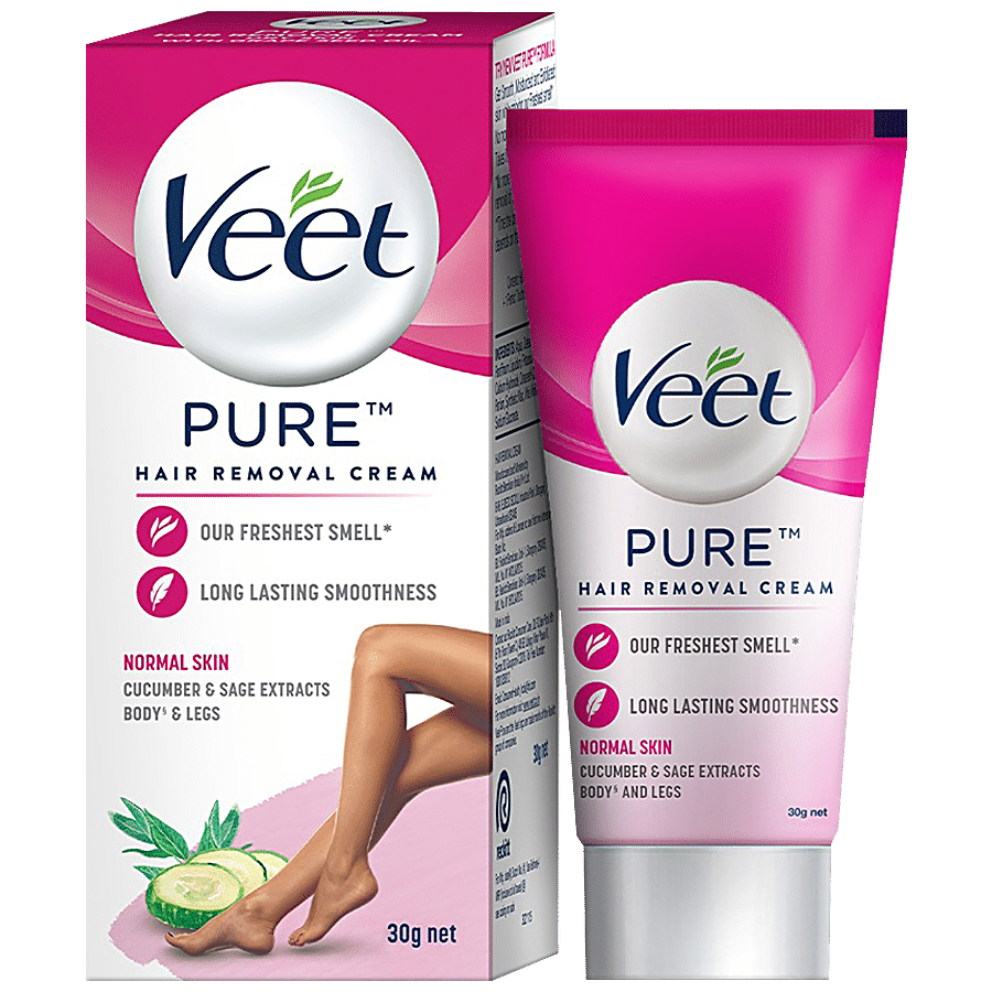 Buy Veet Pure Hair Removal Cream - For Women, With No Ammonia Smell, Normal  Skin Online at Best Price of Rs  - bigbasket