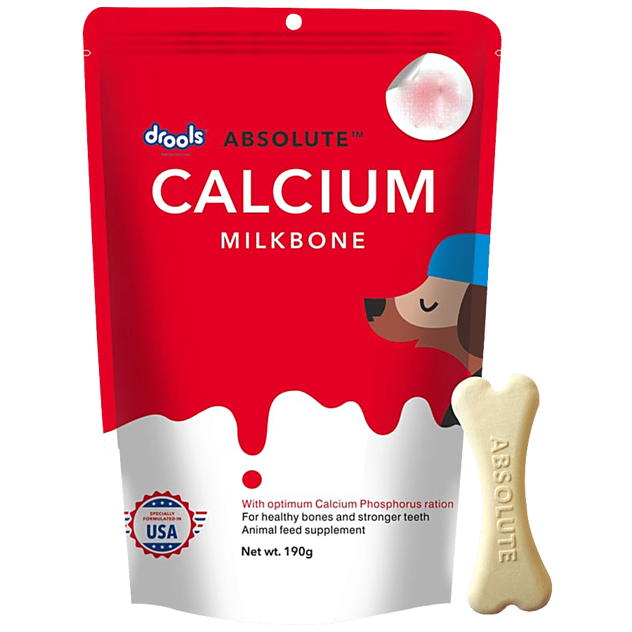 Buy Drools Absolute Calcium Bone Pouch Online at Best Price of Rs  -  bigbasket