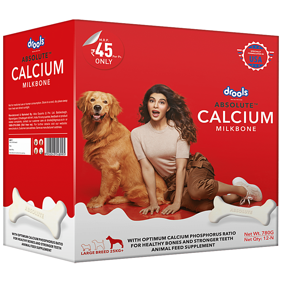 how much calcium do large breed puppies need