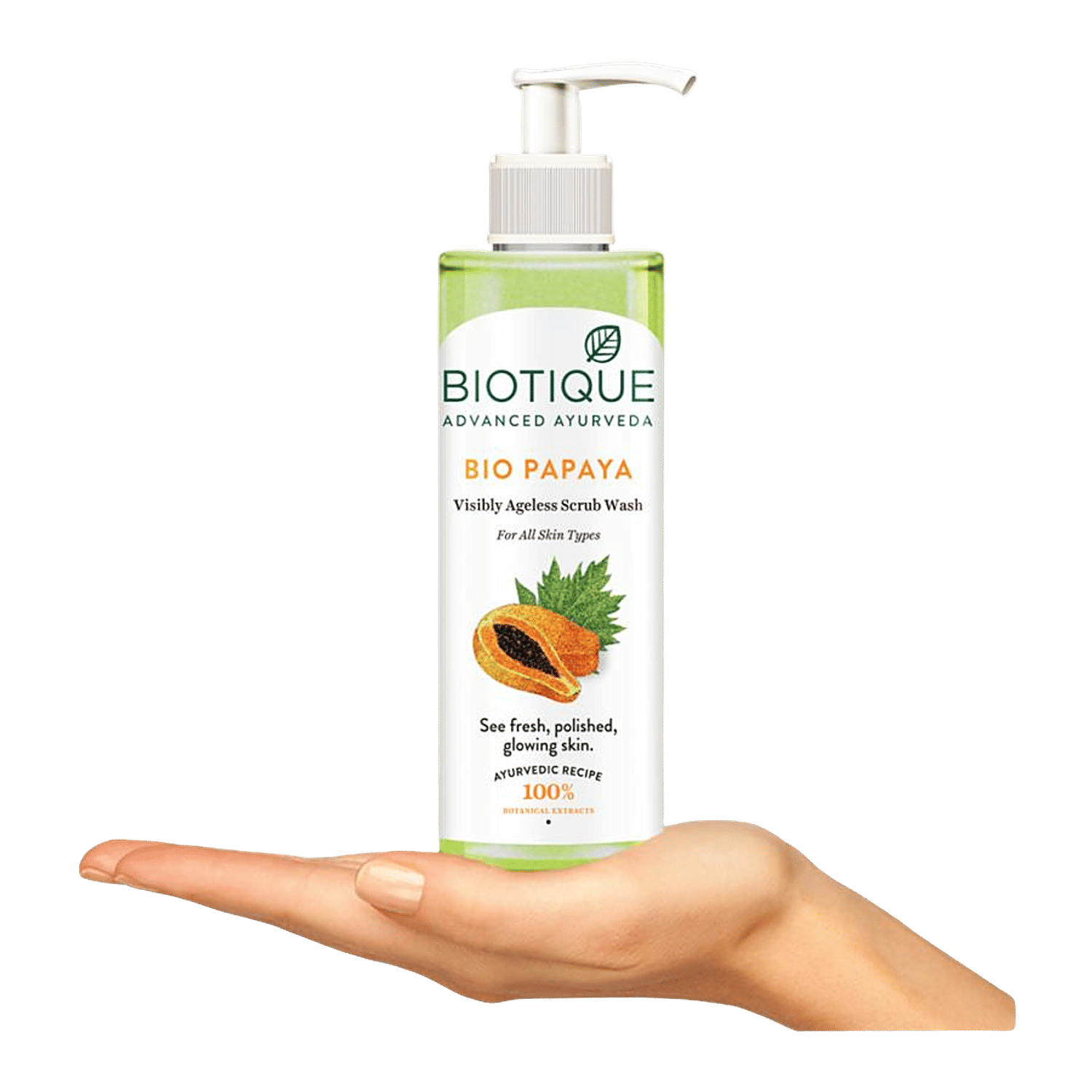bio papaya scrub face wash