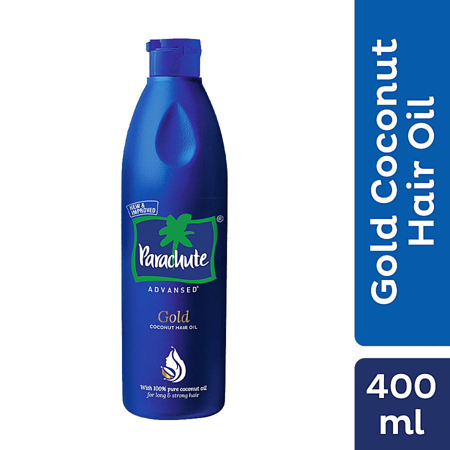 Buy Parachute Advansed Gold Coconut Hair Oil - For Long & Strong Hair, 100%  Pure, Enriched With Vitamin E Online at Best Price of Rs  - bigbasket