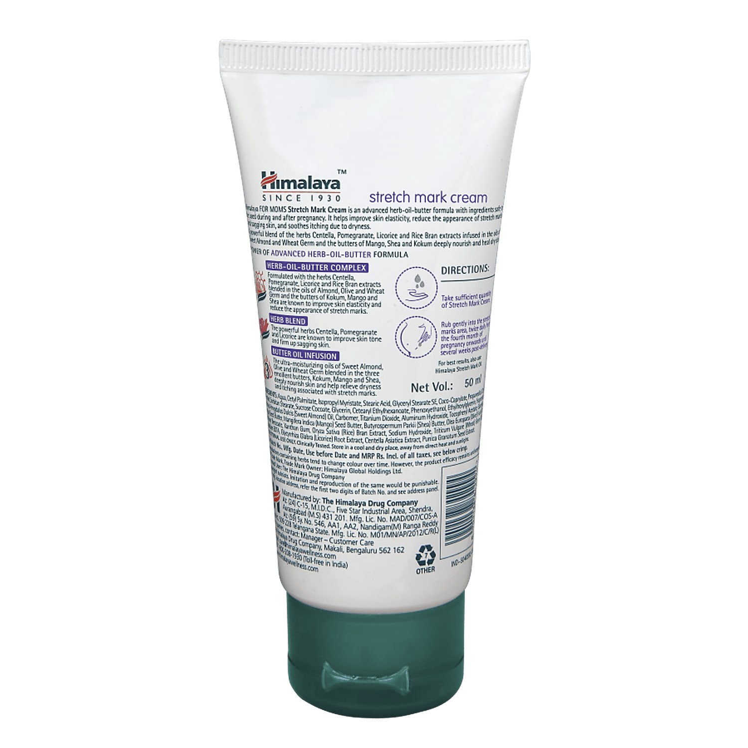 himalaya stretch mark cream and oil