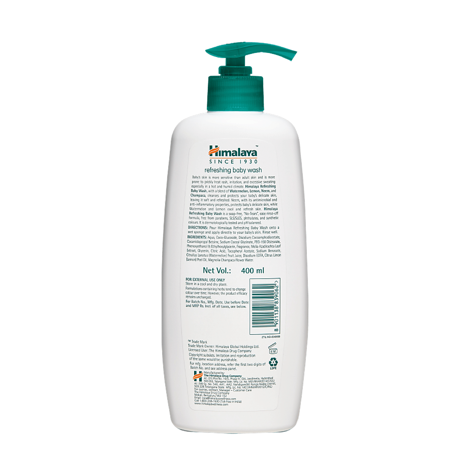 himalaya refreshing baby wash