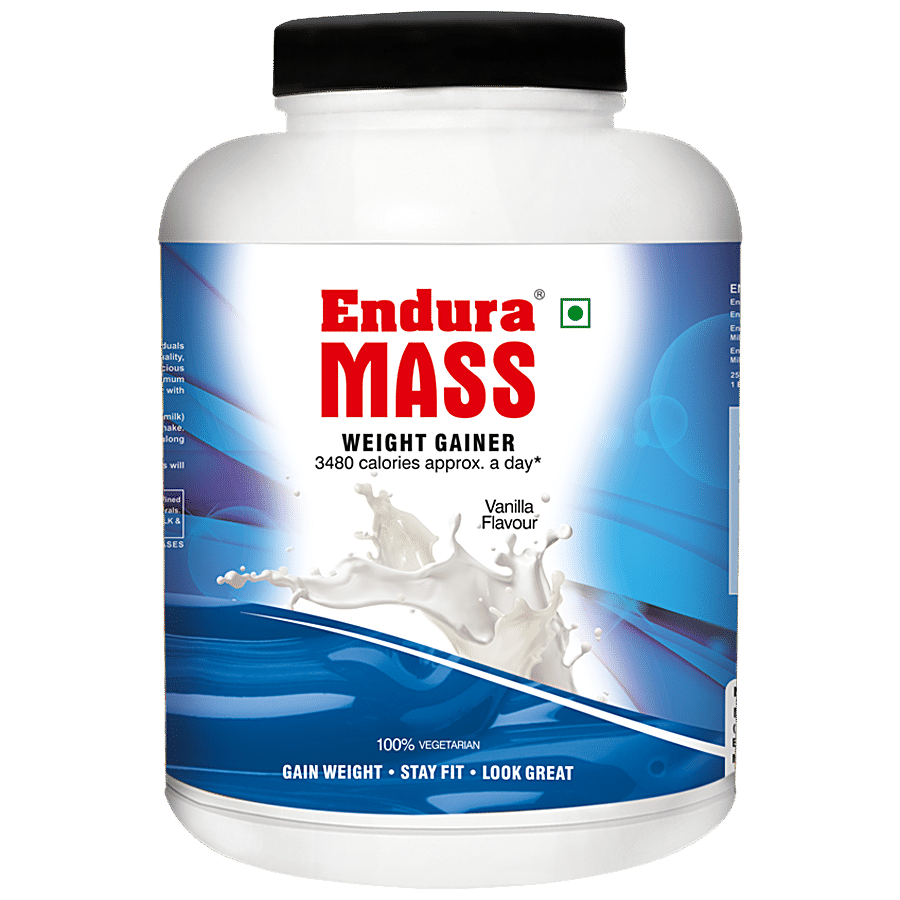 Buy Endura Mass Weight Gainer - Vanilla Online at Best Price of Rs 2915 -  bigbasket