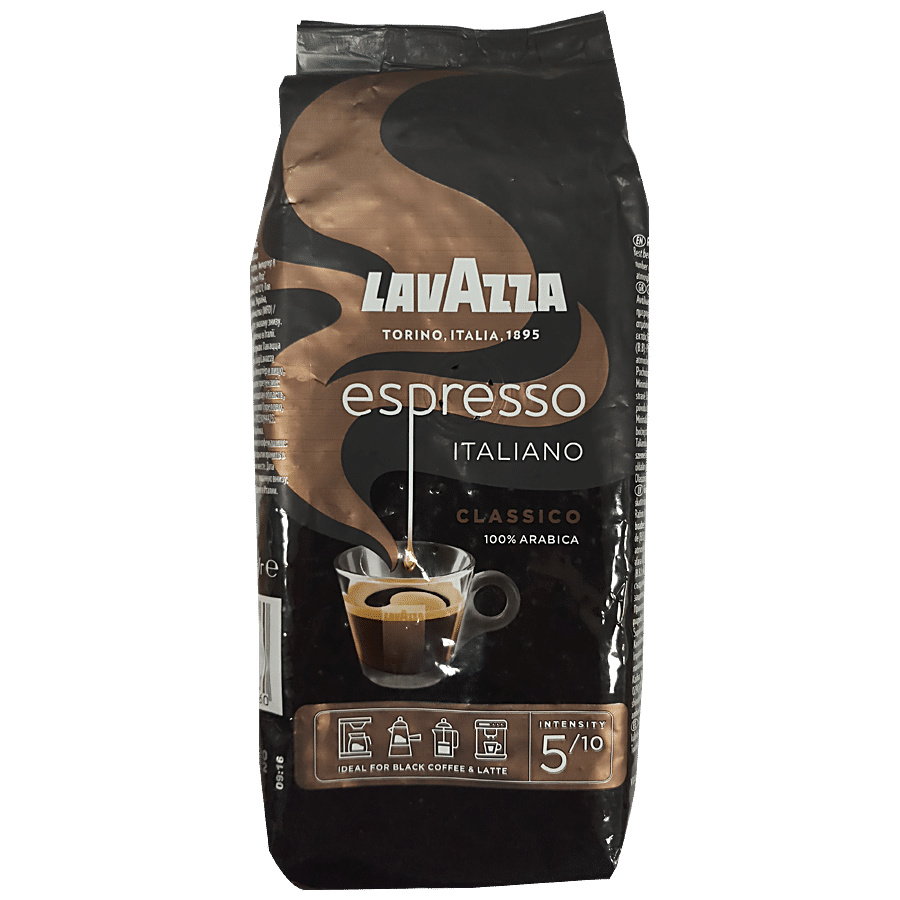 Buy Lavazza Classico Espresso Italiano Roasted Coffee Beans - 100% Arabica  Online at Best Price of Rs 850 - bigbasket