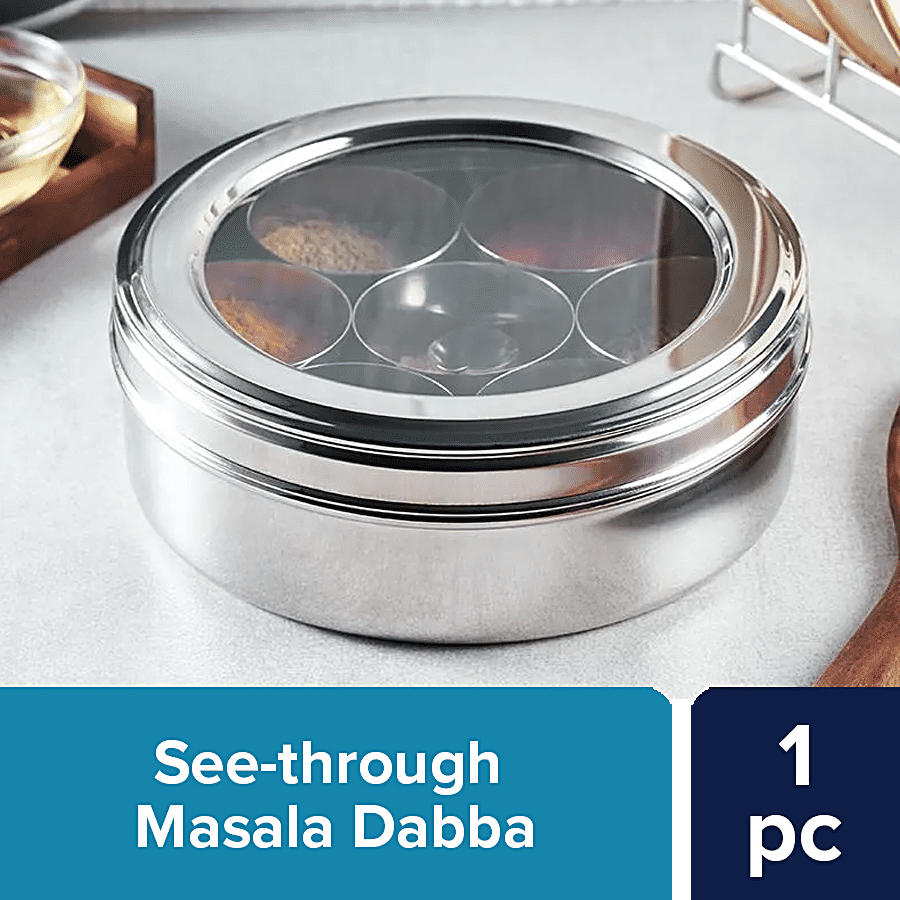 Buy BB Home Spice Container/Masala Dabba No.12, Stainless Steel Online at  Best Price of Rs 799 bigbasket
