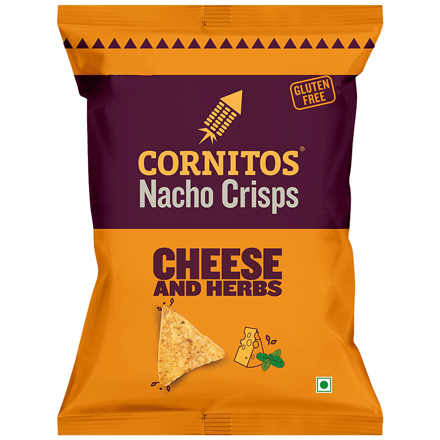 Cornitos Nacho Chips Cheese And Herbs, 30 G Pouch ubicaciondepersonas