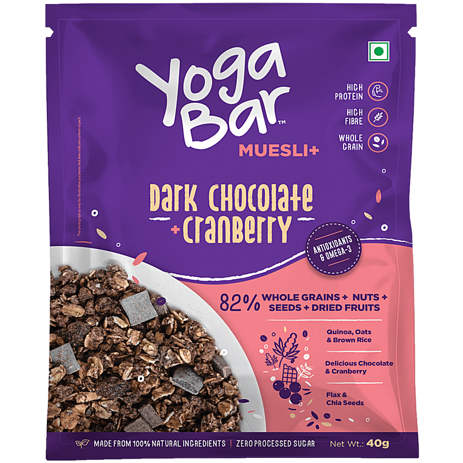 Buy Yoga Bar Dark Chocolate + Cranberry Muesli 700 g Online at Best Prices  in India - JioMart.