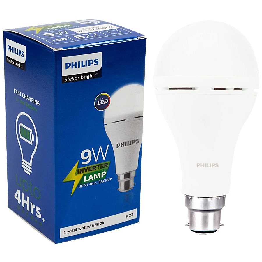 Philips B22 Crystal White LED Bulb 9 W