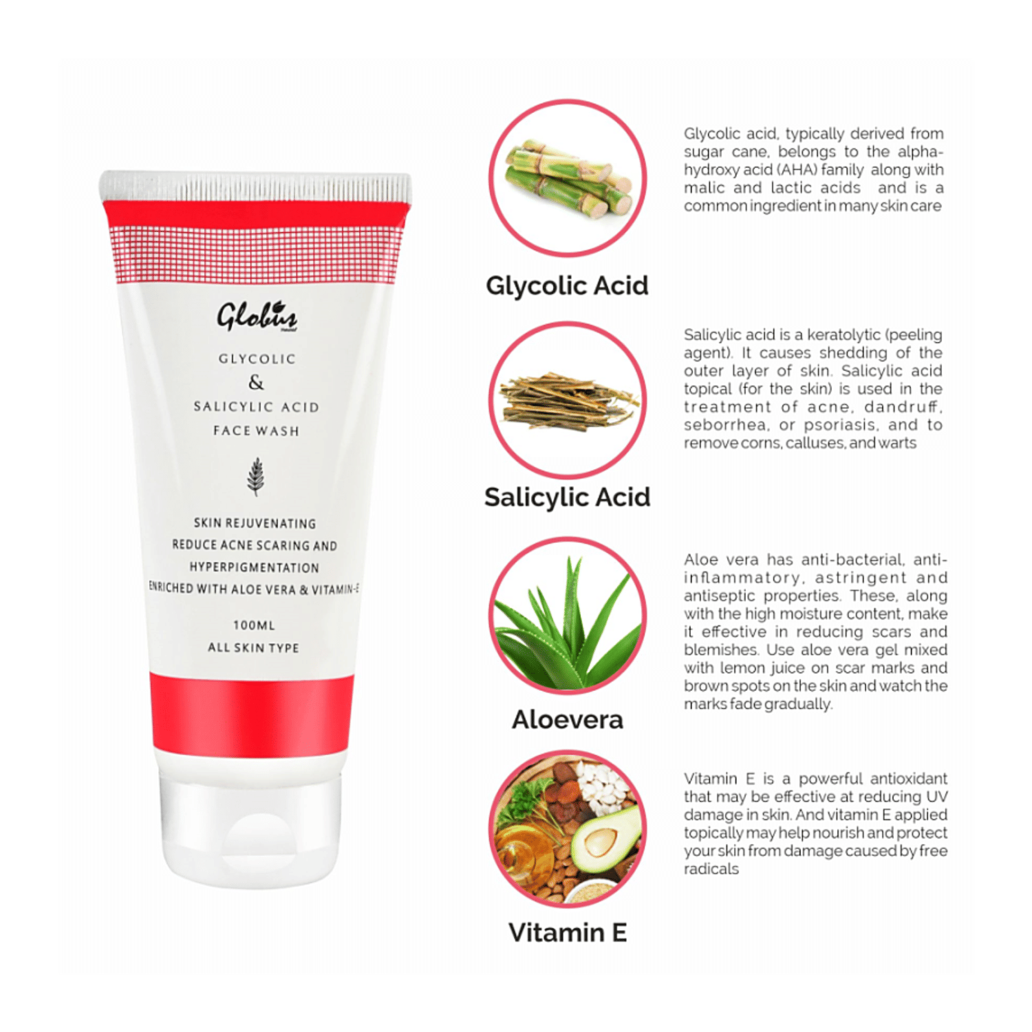 salicylic and glycolic acid cleanser