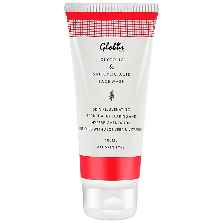 Buy Globus Naturals Anti Acne Glycolic Salicylic Acid Face Wash Online At Best Price Bigbasket