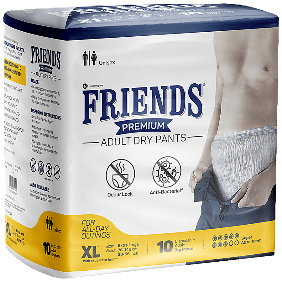 Buy Friends Premium Diapers Pants Pull Ups Large To Extra Large 10