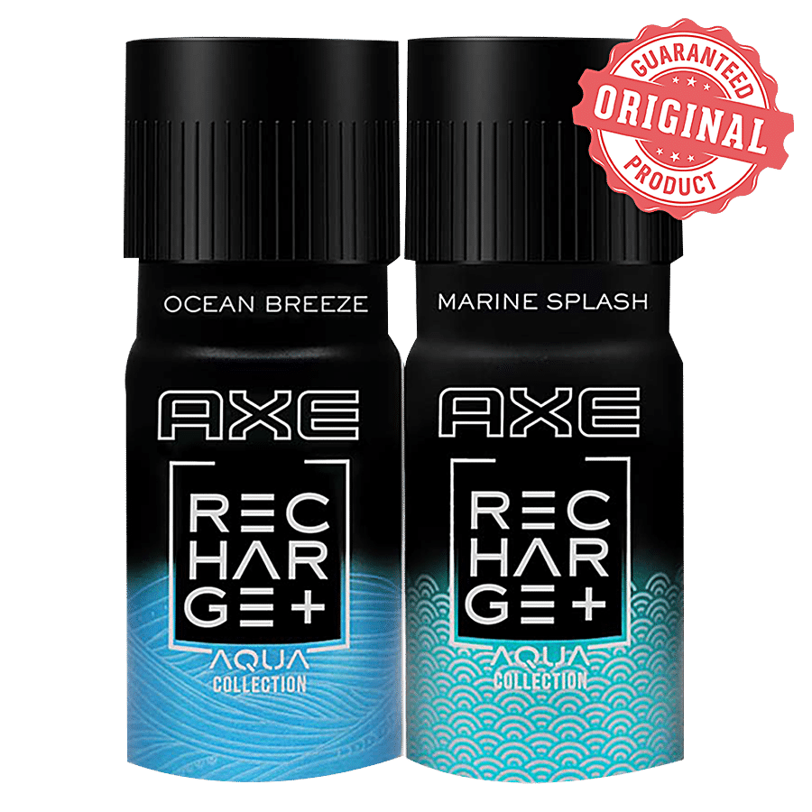 Uitsteken Bengelen Dominant Buy Axe Recharge Marine Splash & Ocean Breeze Deodorant - Combo Pack Online  at Best Price - bigbasket