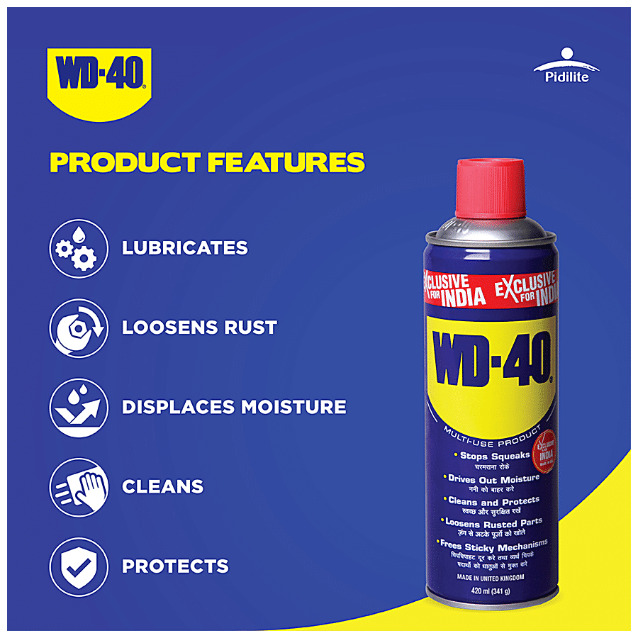 Buy WD-40 Multi-Use Anti-Rust Spray 63.8 g Online at Best Prices in India -  JioMart.