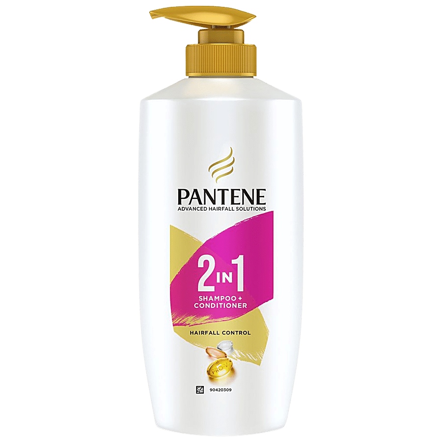 Buy Pantene Pro-V Advanced Solution 2 In1 Shampoo & Conditioner - For  Hairfall Control Online at Best Price of Rs  - bigbasket