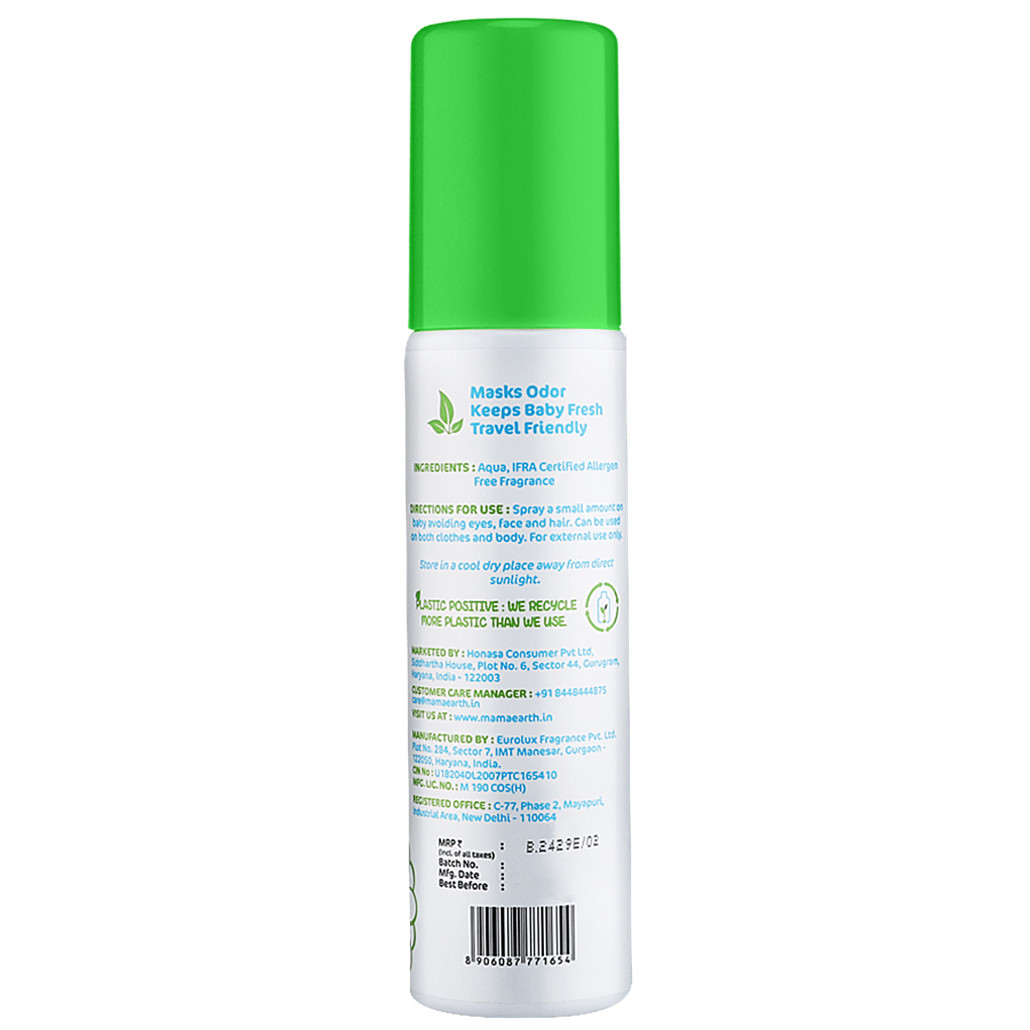mamaearth baby mist