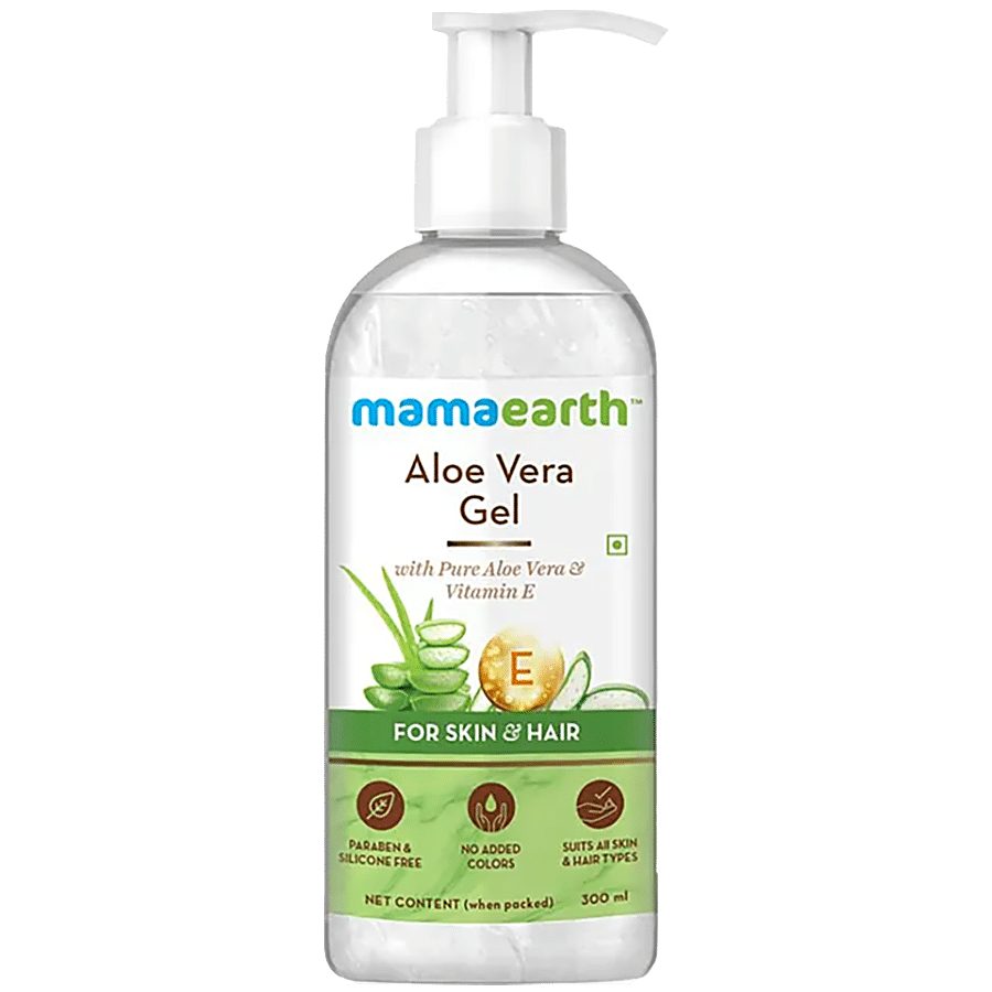 Buy Mamaearth Aloe Vera Gel With Pure Aloe Vera & Vitamin E For Skin & Hair  Online at Best Price of Rs 270 - bigbasket