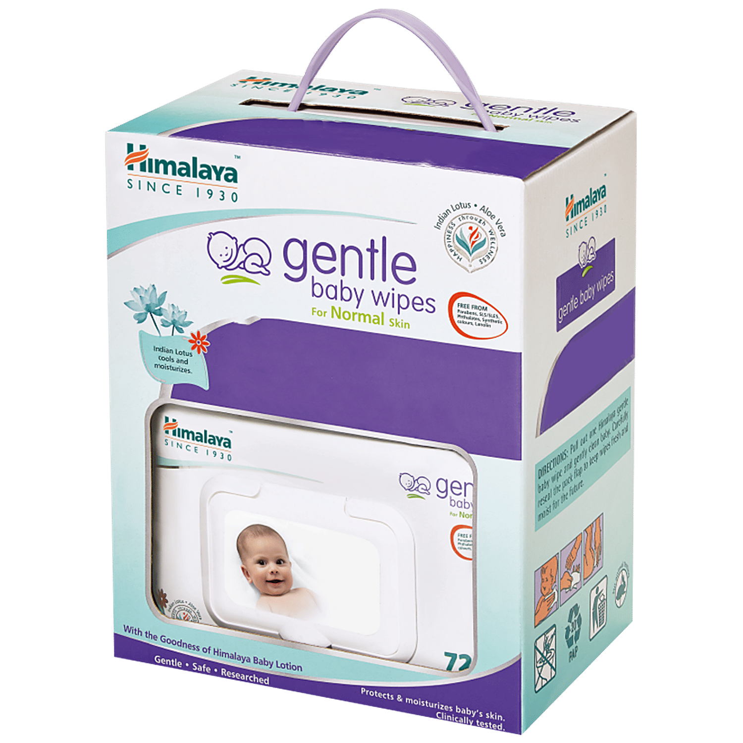 himalaya baby wipes box