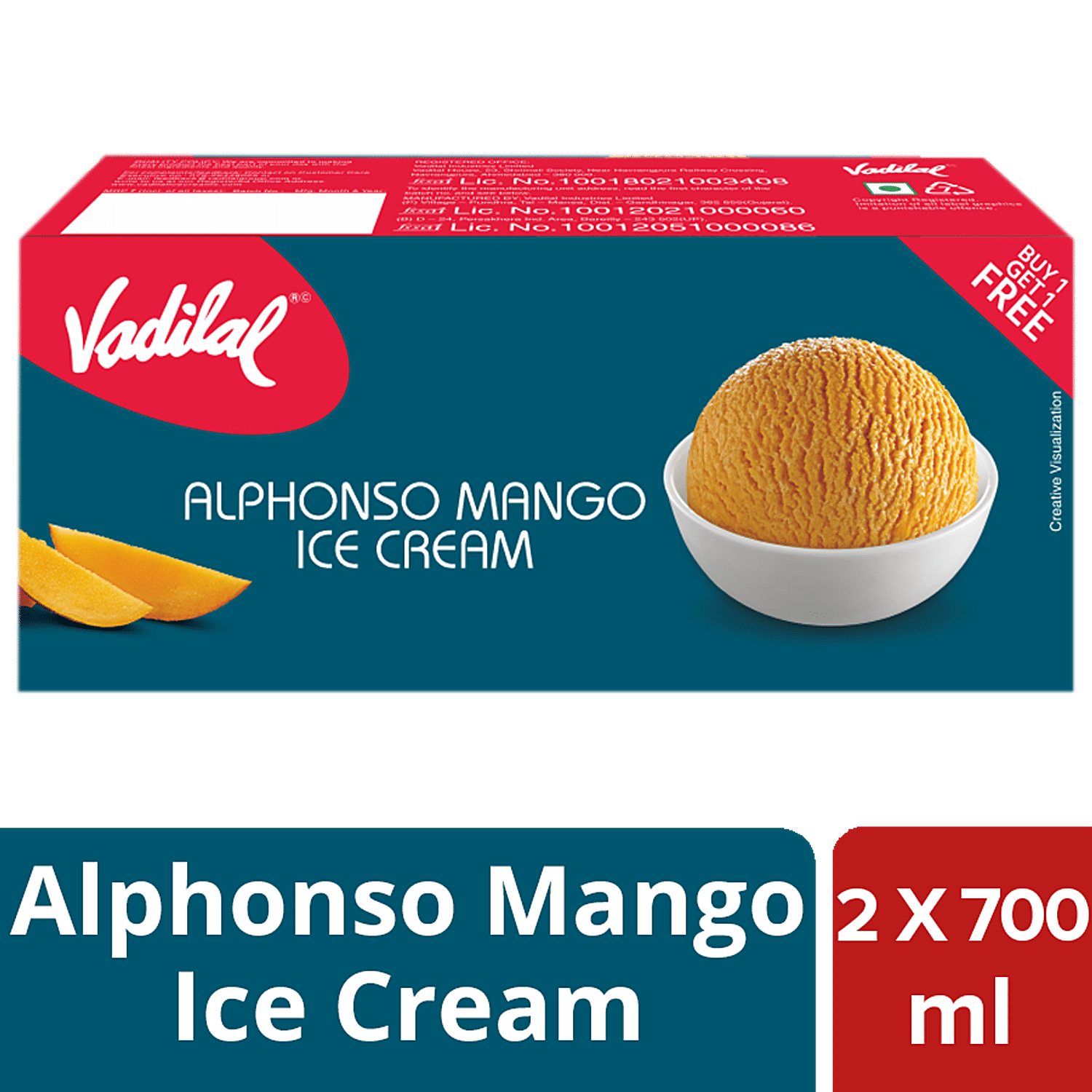 Buy Vadilal Alphonso Mango Ice Cream Online At Best Price Bigbasket