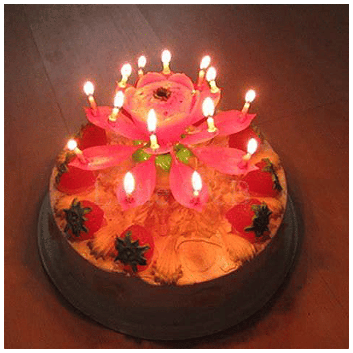Birthday Flower Candle That Opens Best Flower Site