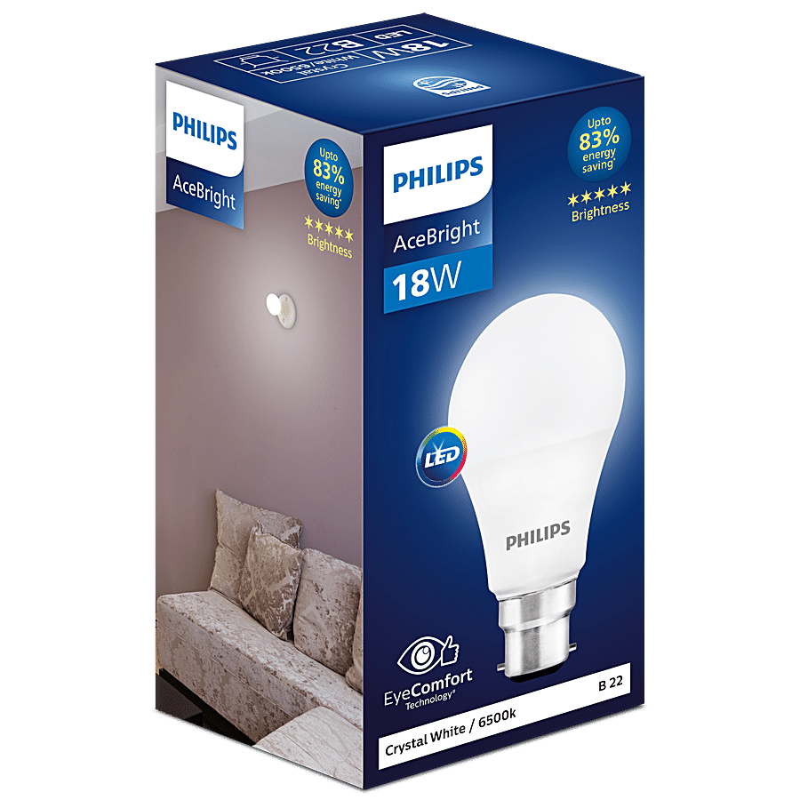 Buy Philips LED Bulb - 18 Watt, Cool Daylight, Stellar Bright Base