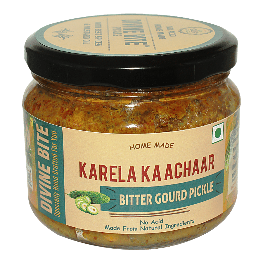 Buy DIVINE BITE Bitter Gourd Pickle Online at Best Price of Rs
