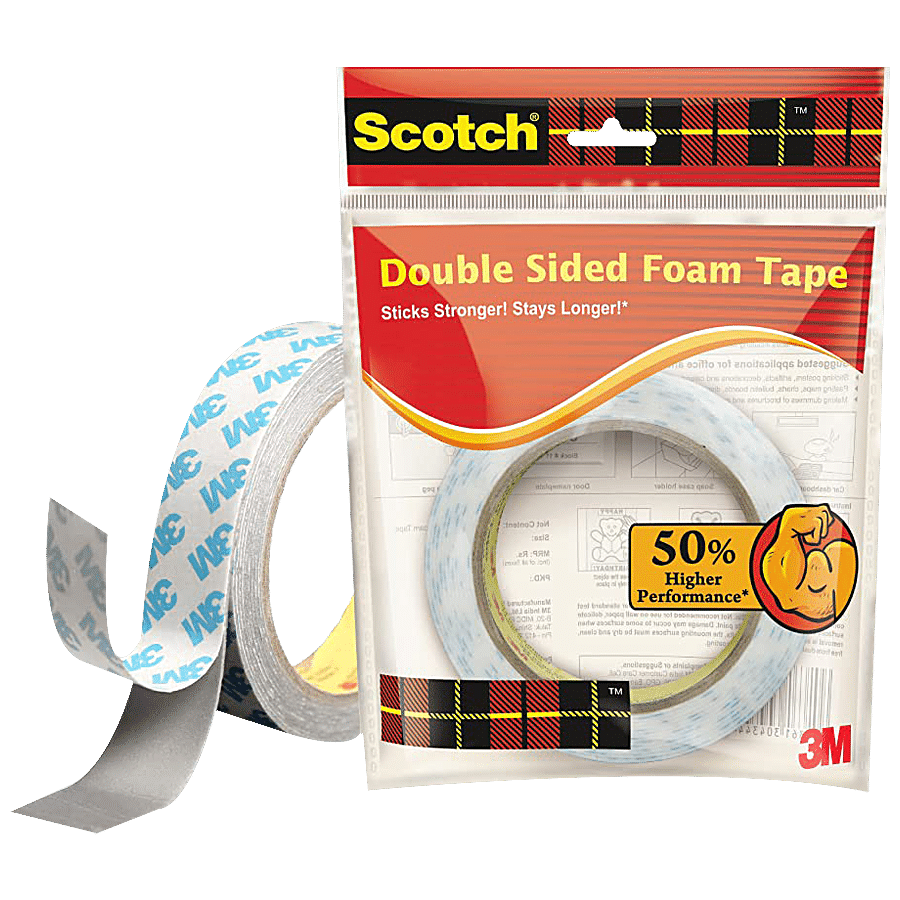 Buy Scotch Double Sided Foam Tape - 1 x 0.75 m Online at Best Price of Rs  55 - bigbasket